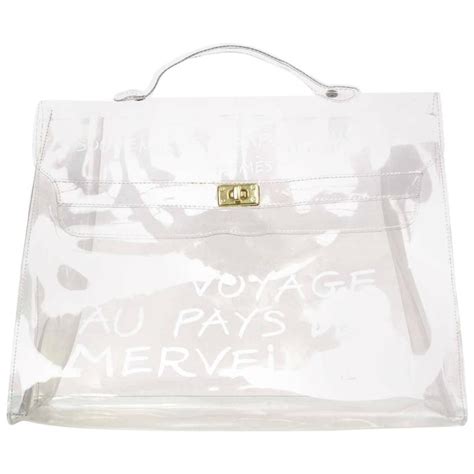 hermes clear vinyl kelly bag mini|hermes kelly bag mini price.